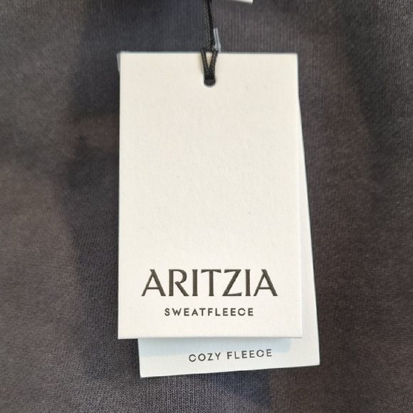 NWT Aritzia Cozy Sweatfleece Perfect Crop Sweatshirt - Picture 6 of 8